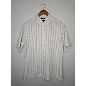 Short Sleeve R&R Casual Mens Shirt Pocket L Luxury Microfiber Summer Button Up